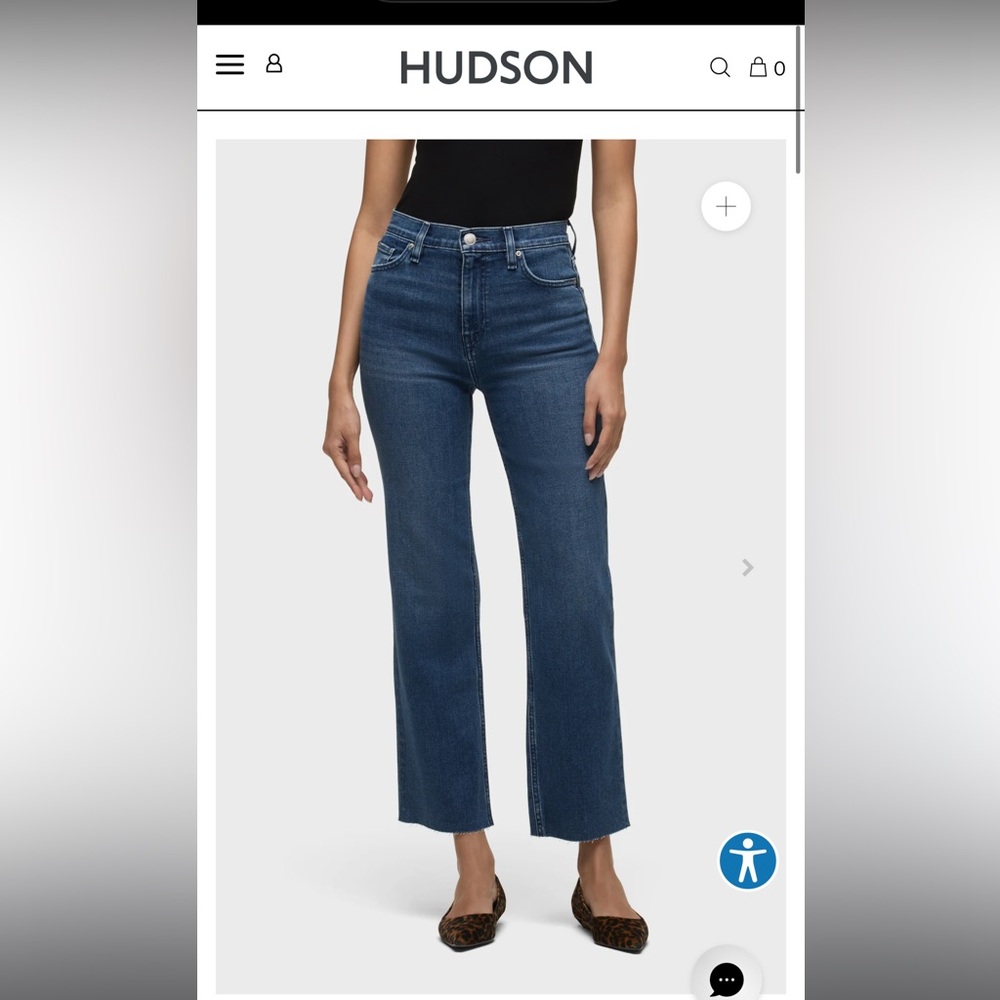 Hudson Remi High-Rise Straight Ankle Jean